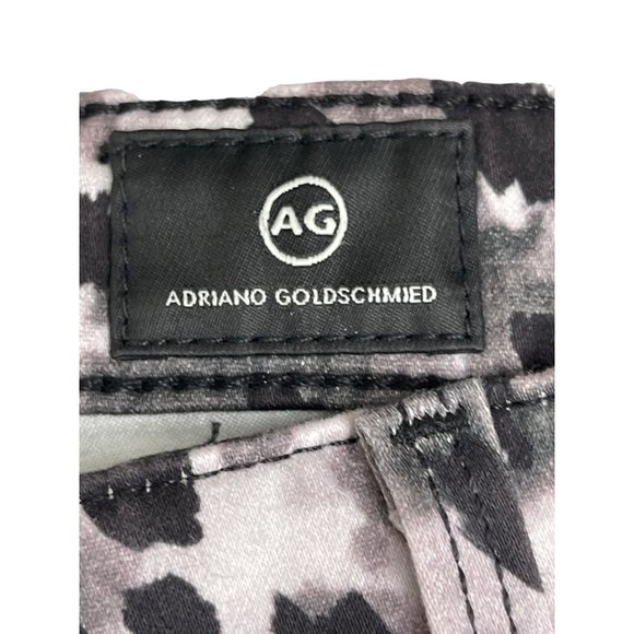 AG Adriano Goldschmied Prima Ankle Cigarette Leopard Stretch Jeans 31R $188 NWOT - Picture 10 of 14